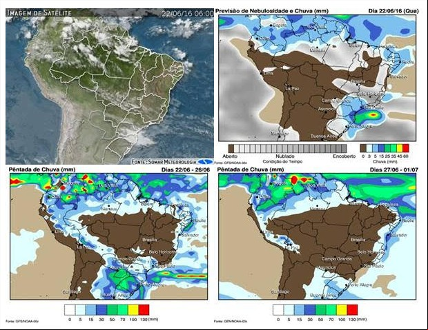 Alerta Agroclimático - 22 junho 2016