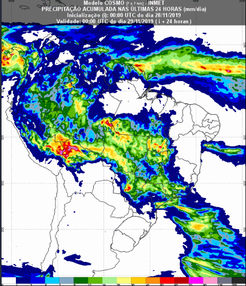 93 horas - Inmet